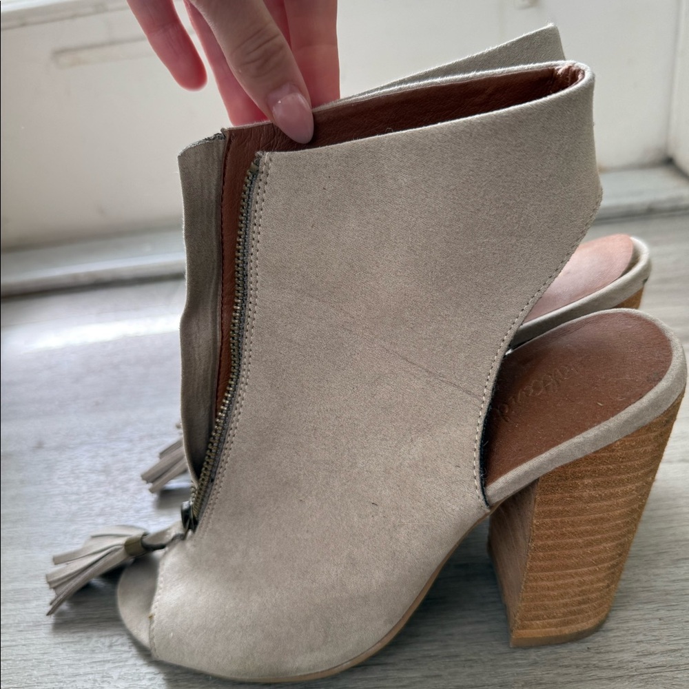 Altar’d State Open Toe Booties - Picture 3 of 5